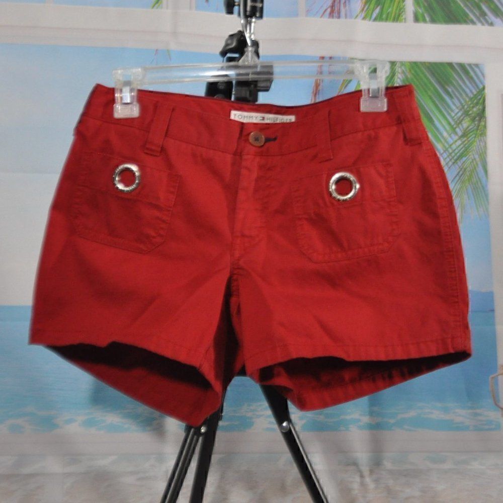 2/$10 Tommy Hilfiger Red Cotton Shorts BUNDLE PRICE ONLY
